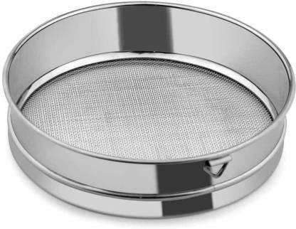S.S MAIDA / ATTA / WHEAT / PORRIDGE INTERCHANGE ABLE SIEVES (4 x 1)- Silver Pack of 5) - Image 2