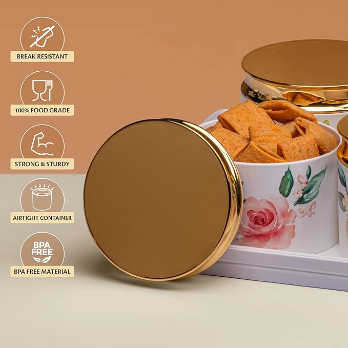 Selvel Polypropylene Utility/serving Container lily  (Pack of 2)
