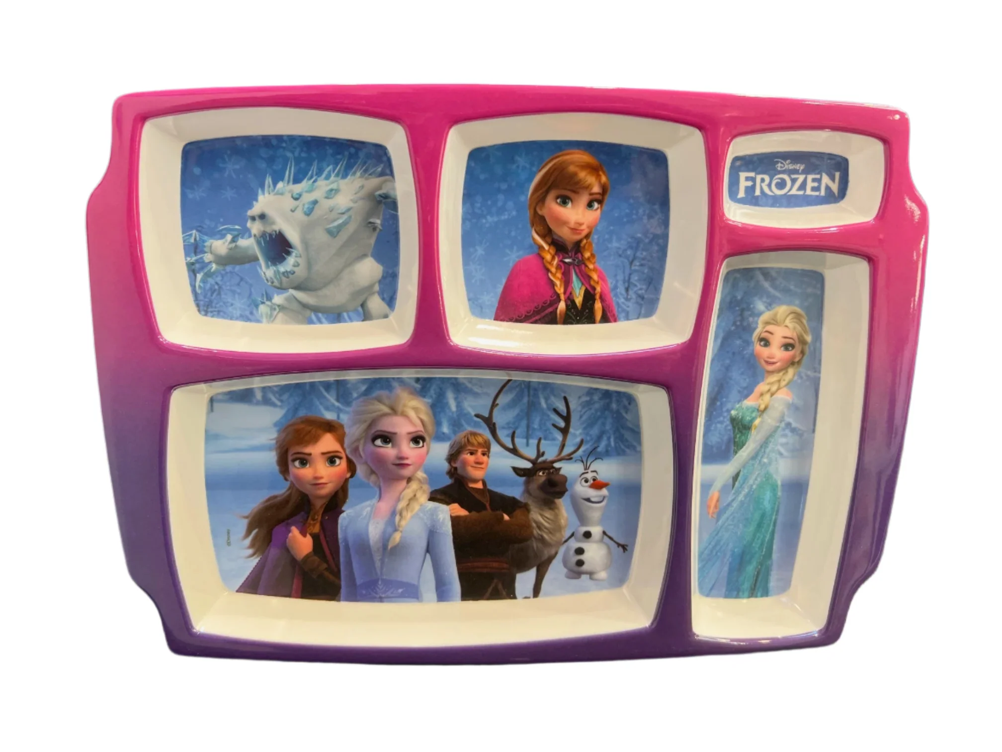Servewell Dinner 5 Partition/Section Plate kids New - Image 9