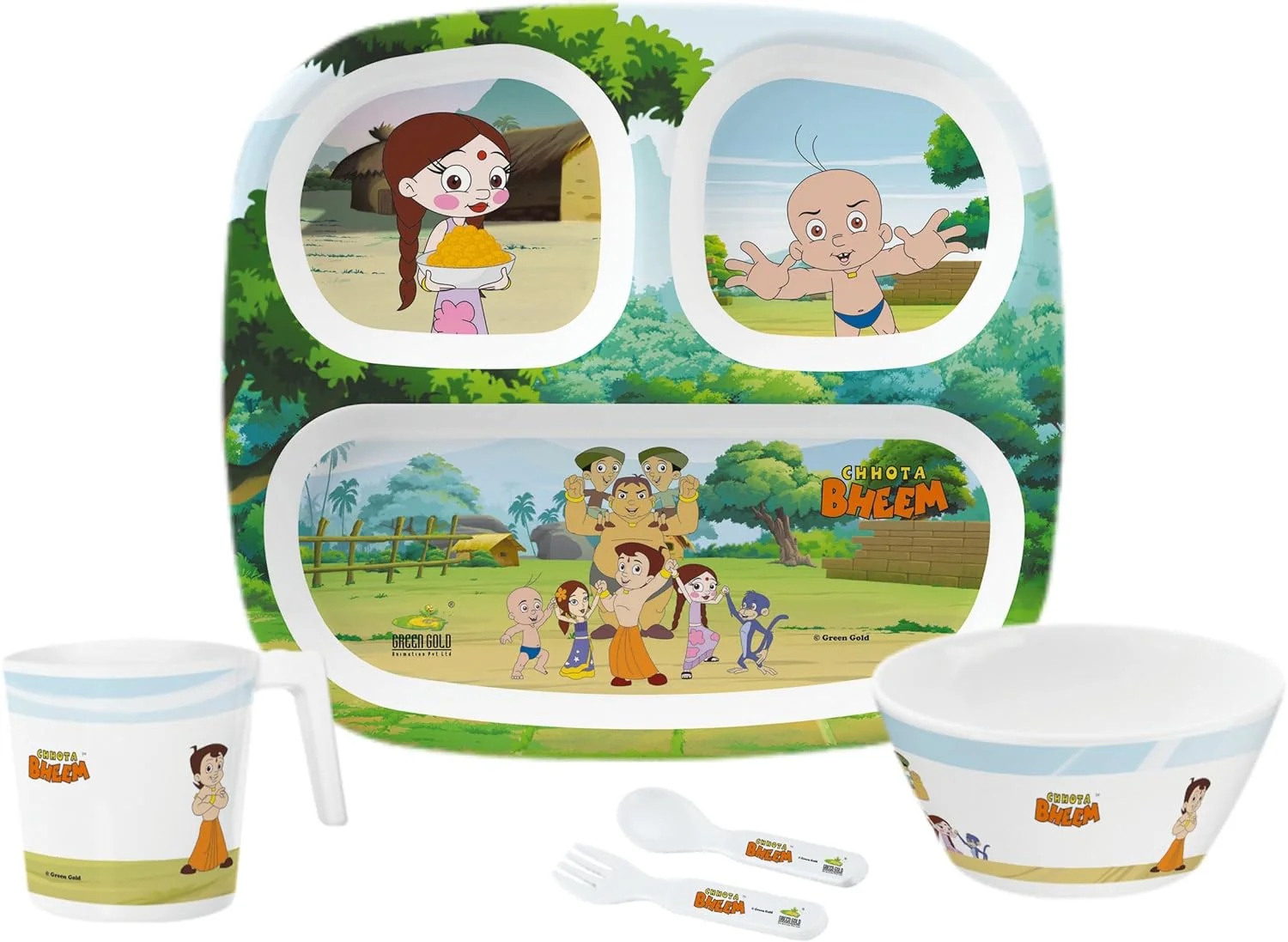 Servewell Kids set 5pc Chhota Bheem