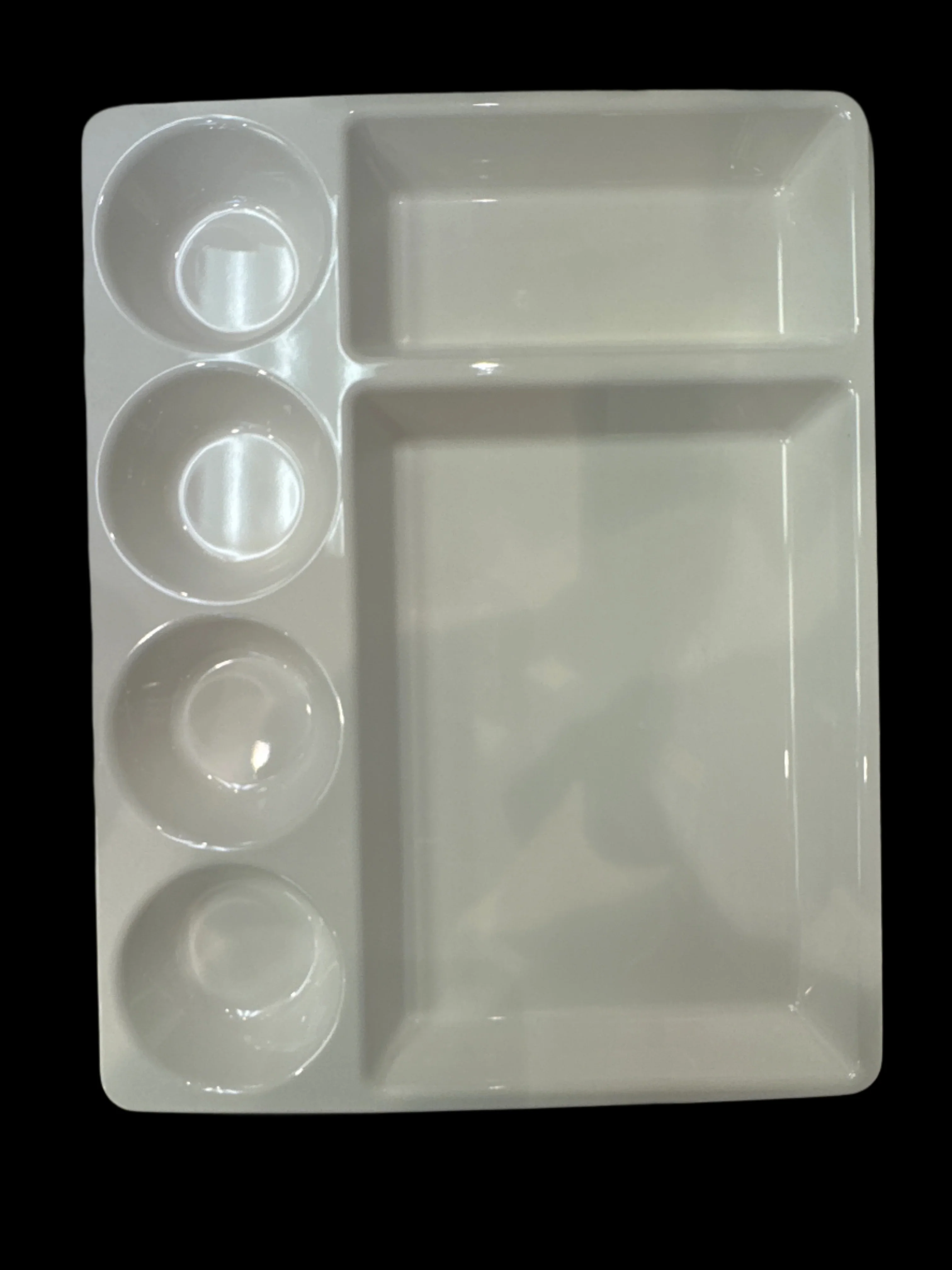 SERVEWELL Melamine 6 Partition Plate 1pc - Image 3