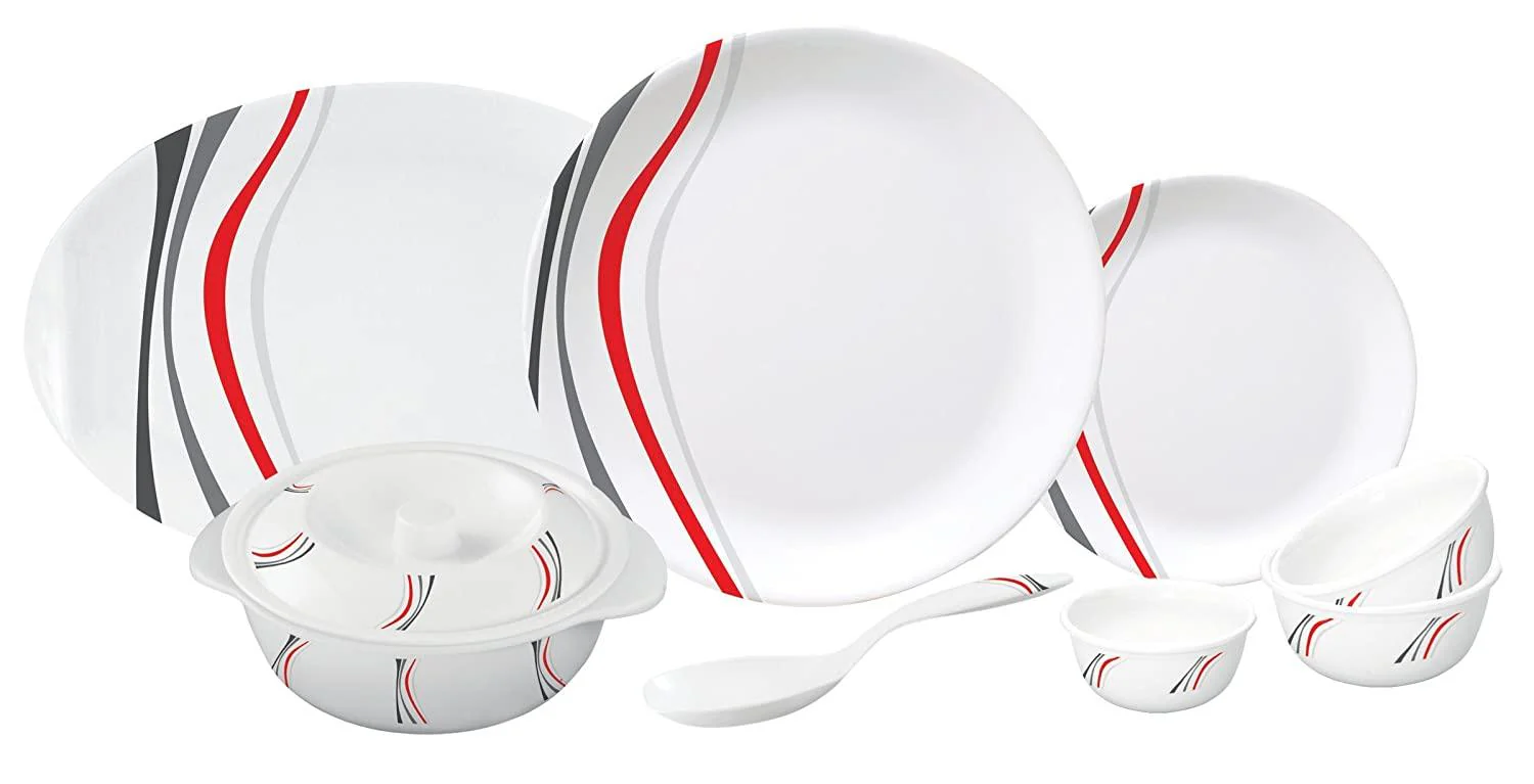Servewell Wavy Lines Urmi Dinner Set, 31-Pieces
