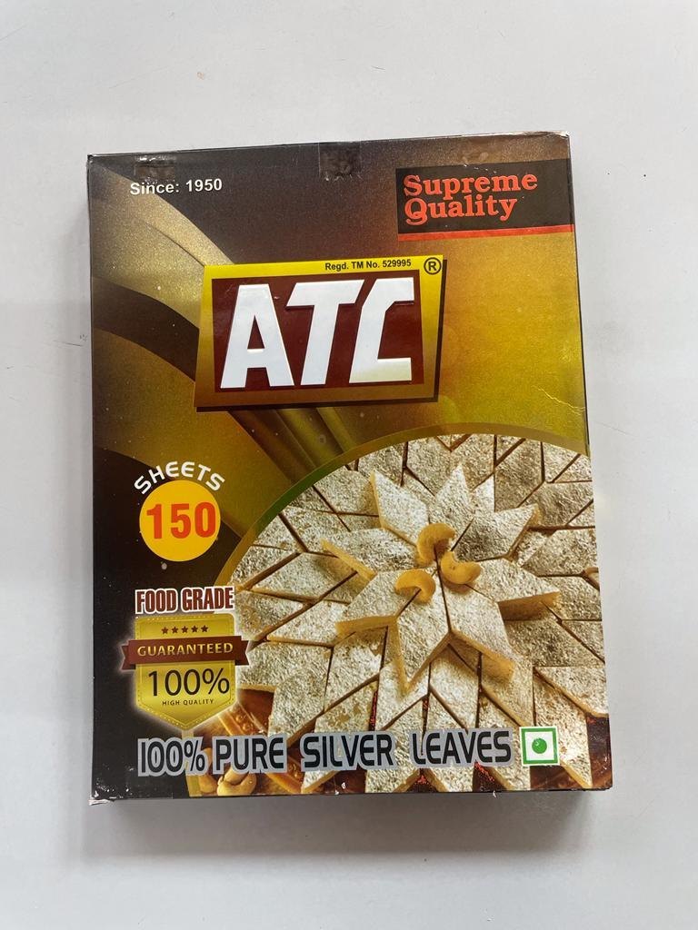 Silver leaves/ chandi Vark/ silver vark 25 Sheets/ 50 sheets/ 150 sheets - Image 2
