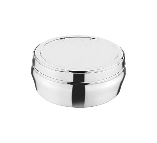 Stainless Steel Container/ Puri Dibba (taper belly)