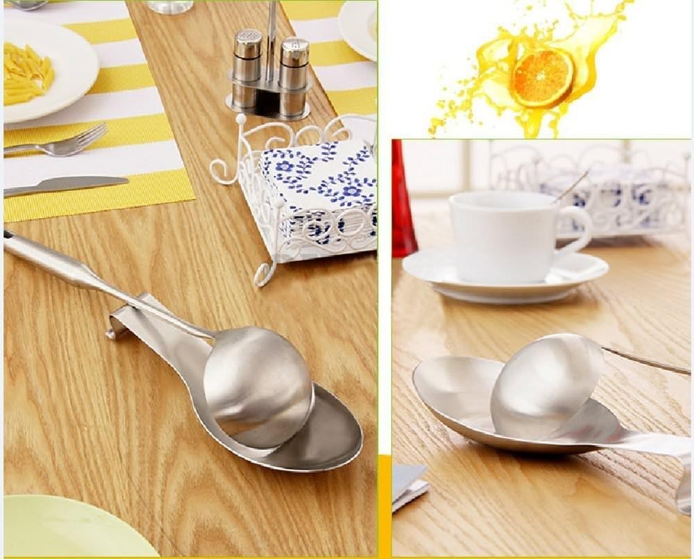 Stainless Steel Spoon Rest, for Holding Messy Spoon After Stirring Holding| Cooking - Image 5