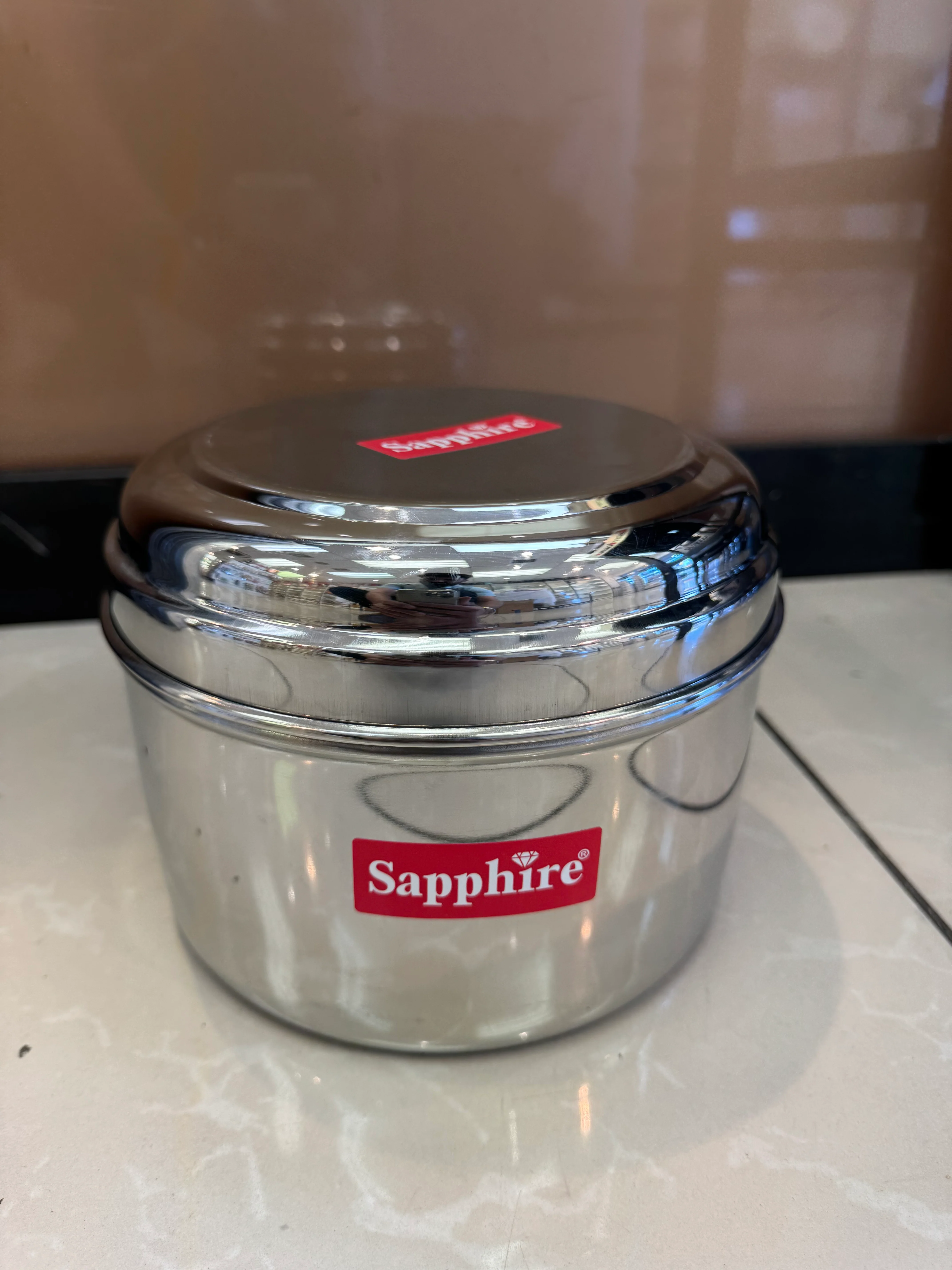 Stainless steel storage container/ dabba (Sapphire) - Image 2