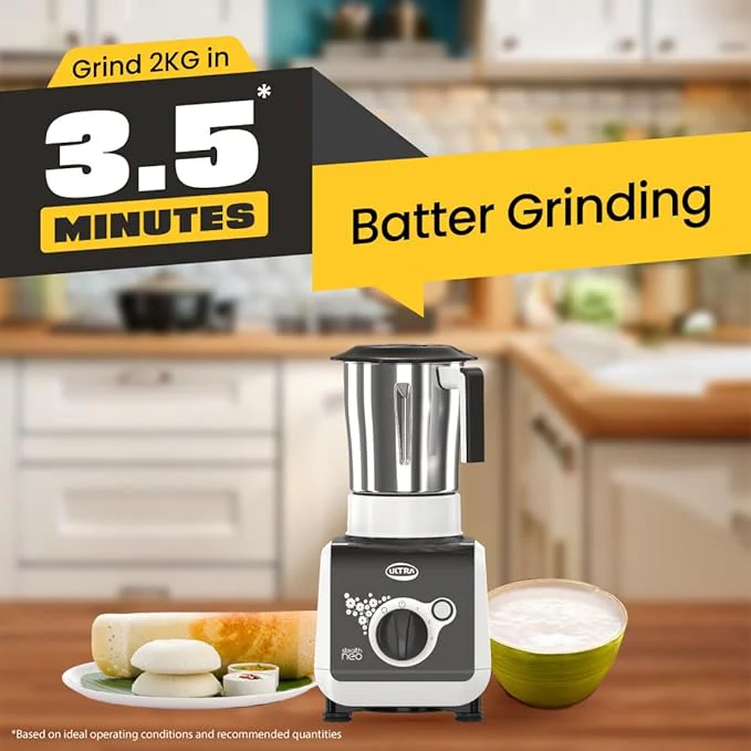 Ultra Stealth Neo Mixer grinder 750w with 3 Jars - Image 3