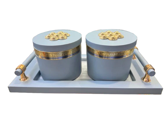 Utility/serving Container Phantom Plus 2 Set Acralic Containers with Airtight Lid (4 colours)