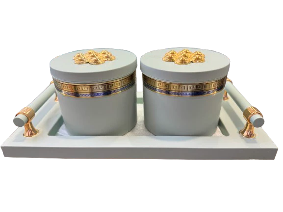 Utility/serving Container Phantom Plus 2 Set Acralic Containers with Airtight Lid (4 colours) - Image 2