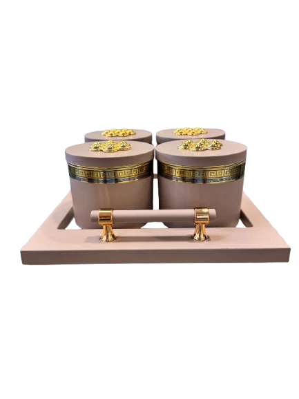 Utility/serving Container Phantom Plus 4 Set Acralic Containers with Airtight Lid (4 colours) - Image 4