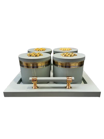 Utility/serving Container Phantom Plus 4 Set Acralic Containers with Airtight Lid (4 colours) - Image 7