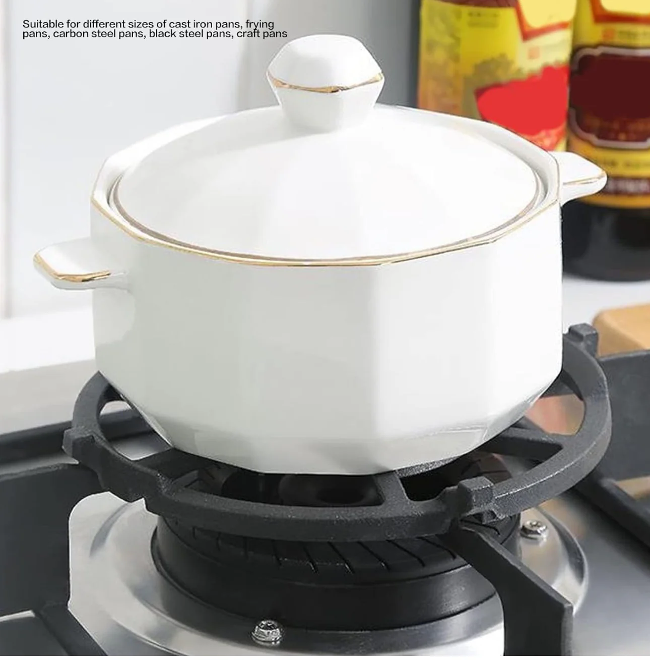 Wok Trivet Assembly / wok pan support (2 sizes) - Image 4